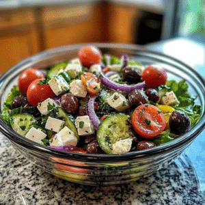 ensalada griega receta

