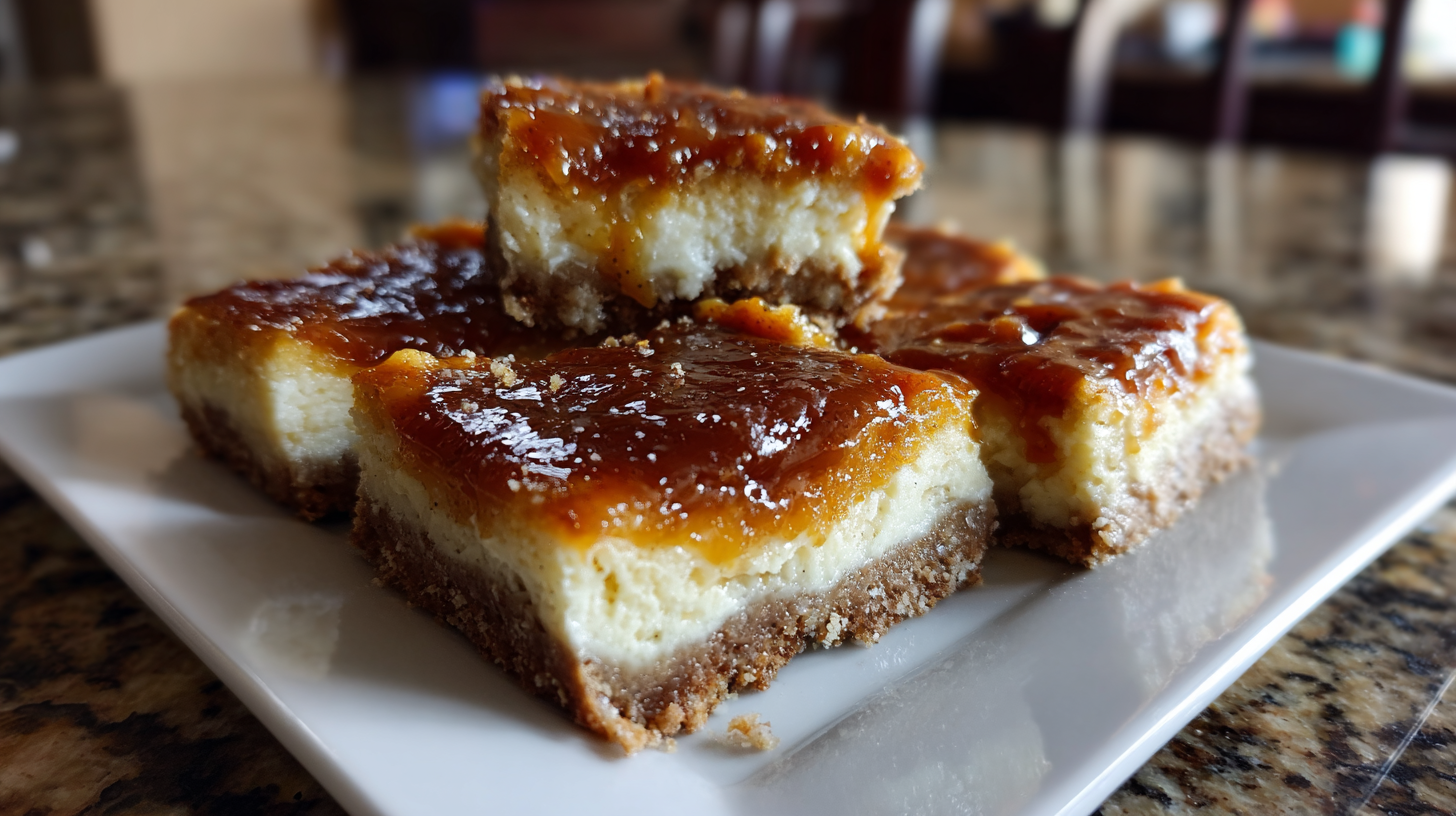 Caramel Apple Cheesecake Bars