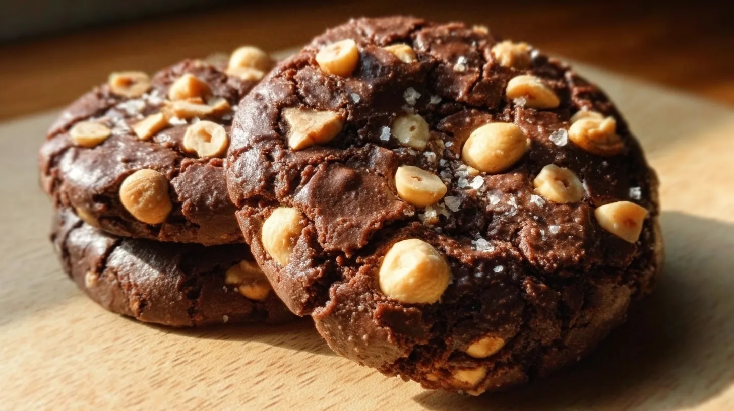Chocolate Hazelnut Crunch Cookies