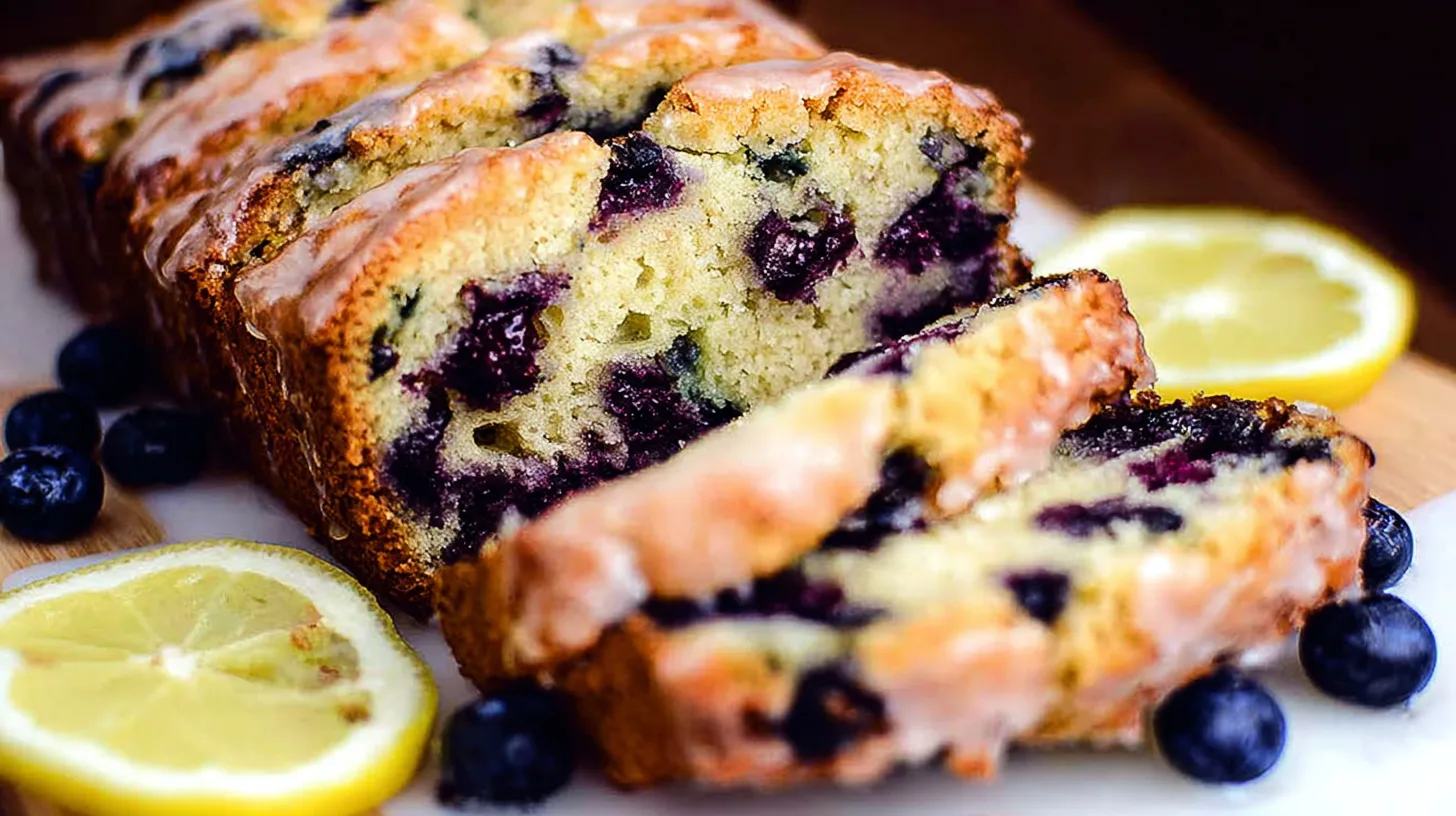 Lemon Blueberry Zucchini Bread