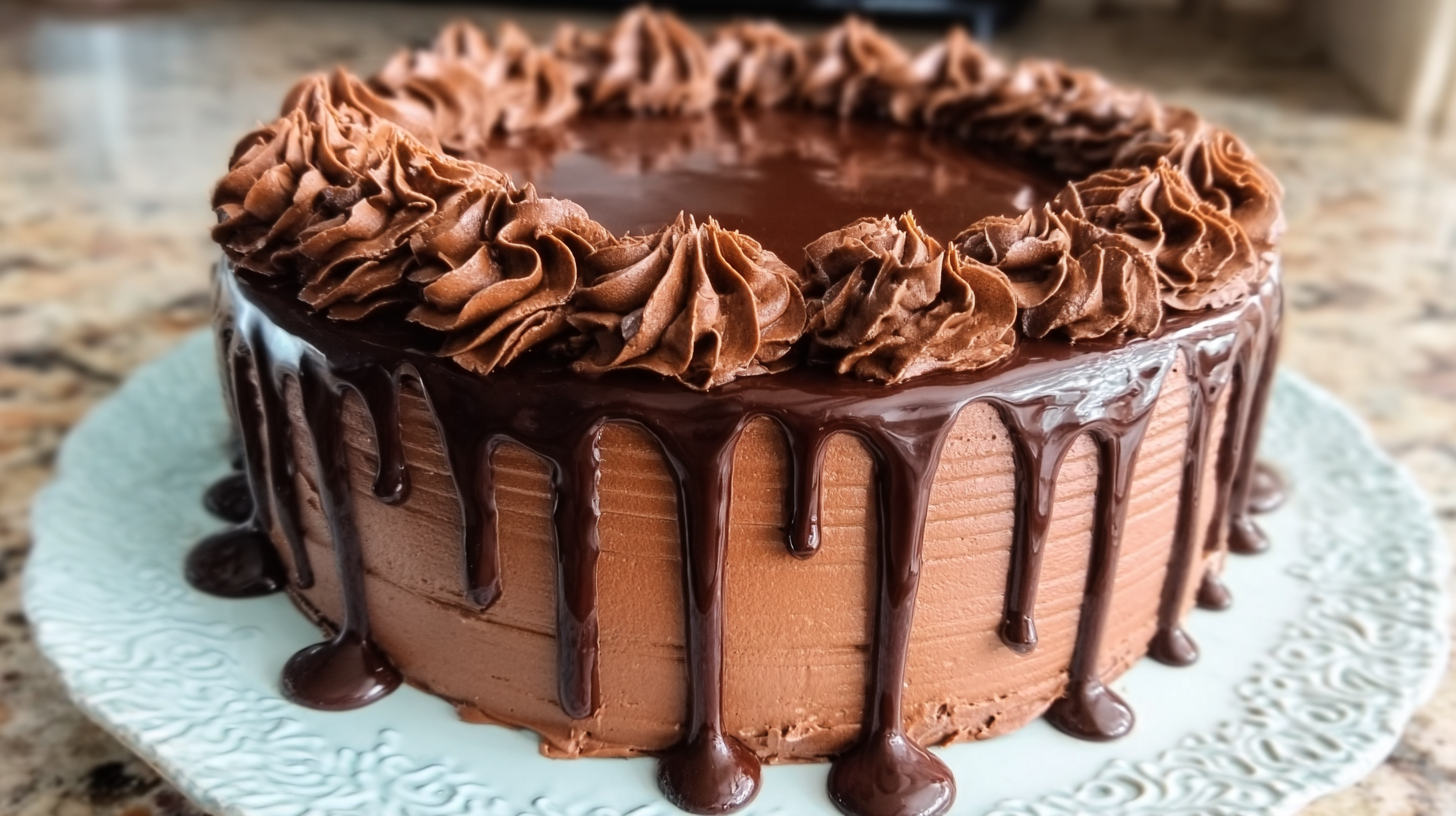 Chocolate Drip Cake Recipe