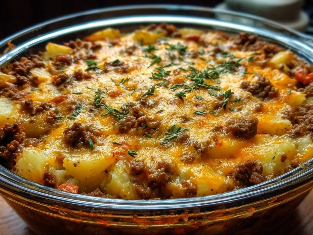 Crockpot Hamburger Potato Casserole