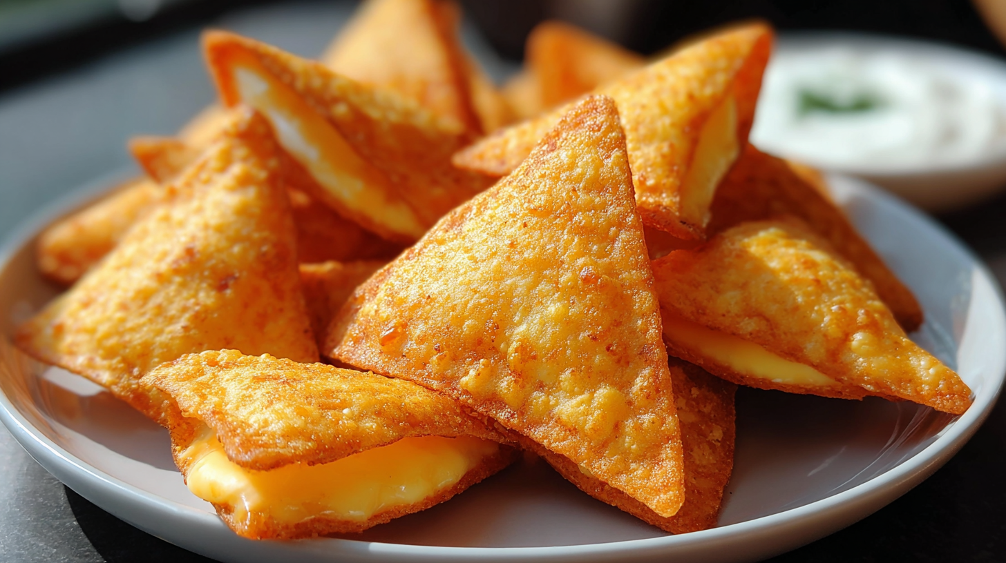 Fried Cheese Stuffed Doritos