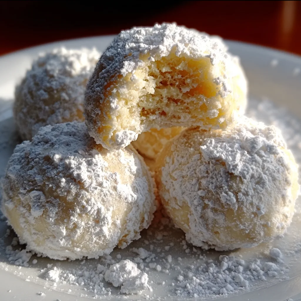 Sweetened Condensed Milk Snowball Cookies