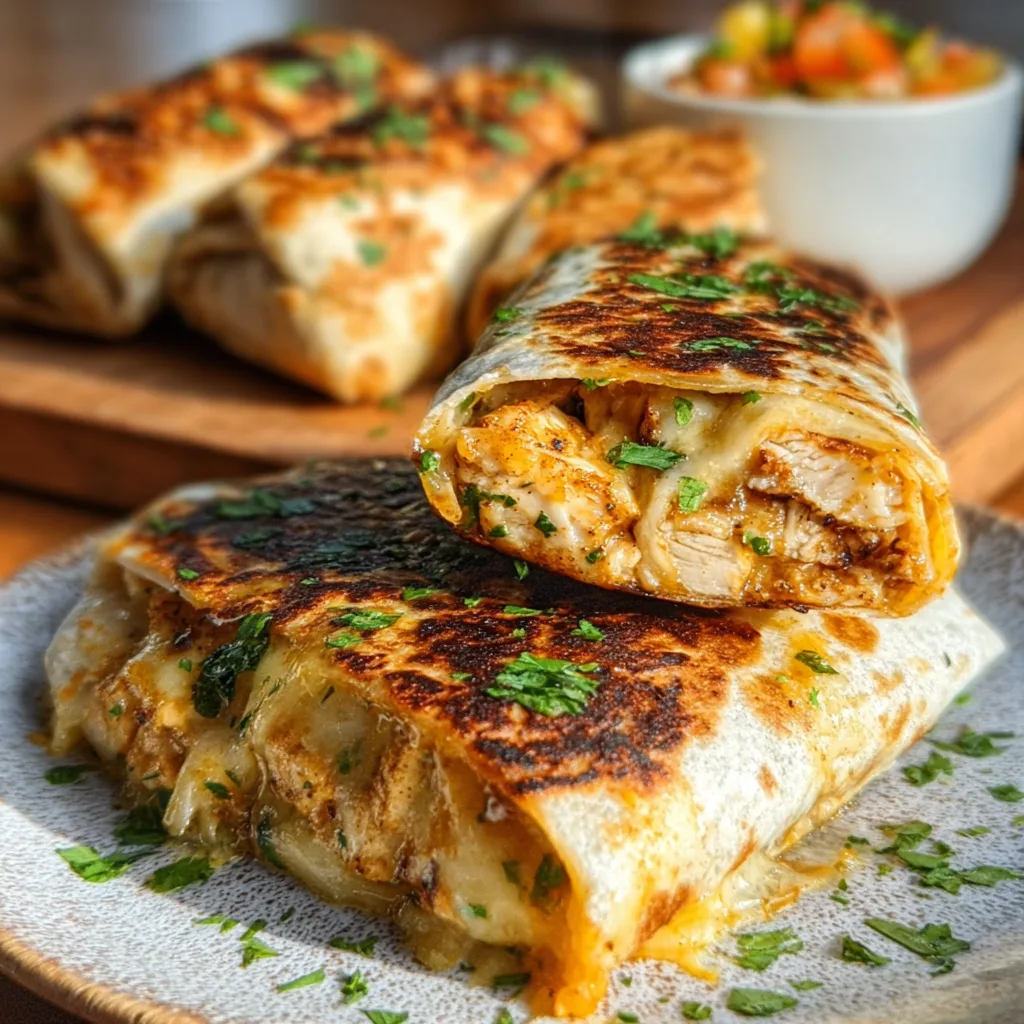 Cheesy Garlic Chicken Wraps: An Easy, Comforting Meal Anytime