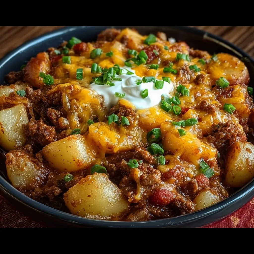 Best Slow Cooker Cowboy Potato Casserole