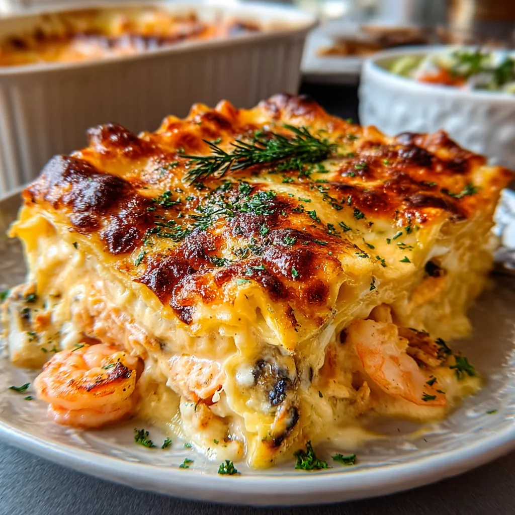 Shrimp Crab Lasagna