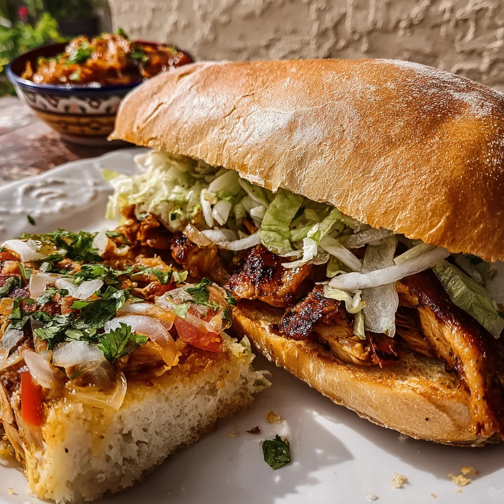 Chicken Torta Sandwich